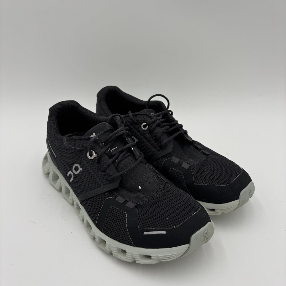 ON CLOUD 5 Black Mint Cloudrush Walking Running Shoes Womens Size 6 Athletic